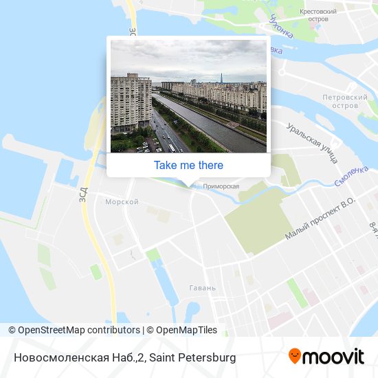 Новосмоленская Наб.,2 map