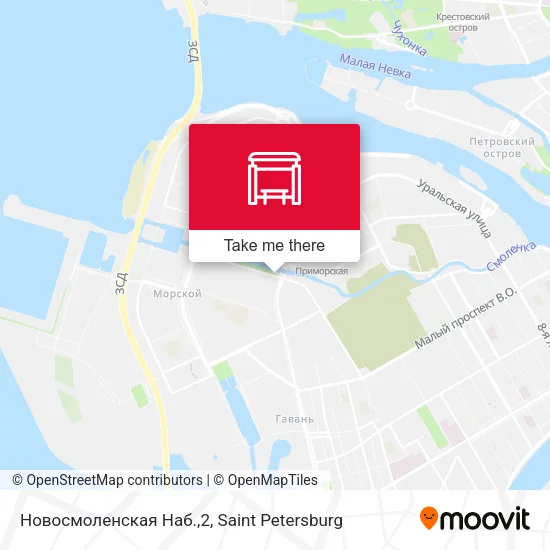 Новосмоленская Наб.,2 map