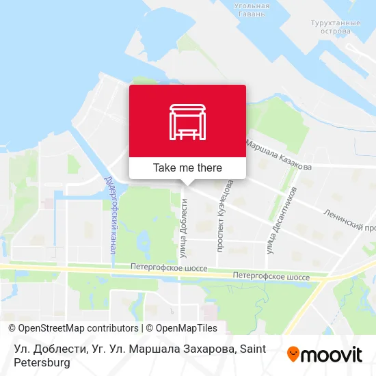Ул. Доблести, Уг. Ул. Маршала Захарова map