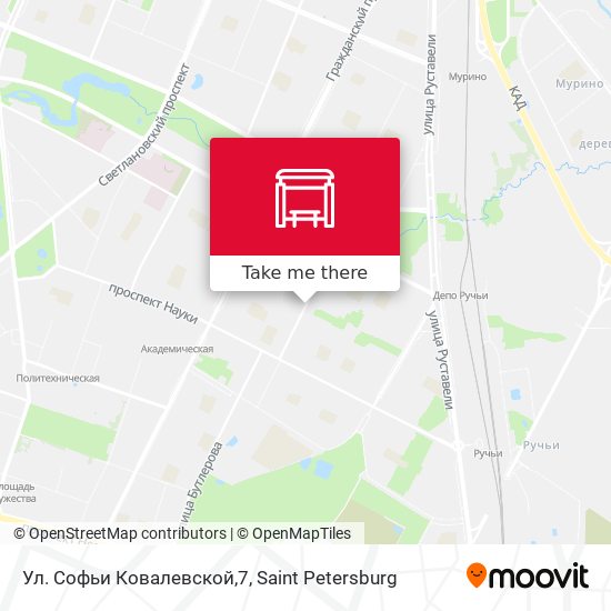 Ул. Софьи Ковалевской,7 map