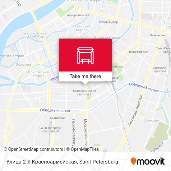 Улица 2-Я Красноармейская map