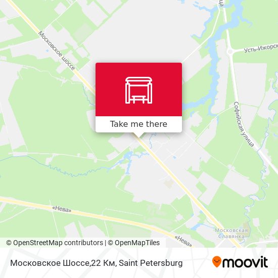 Московское Шоссе,22 Км map