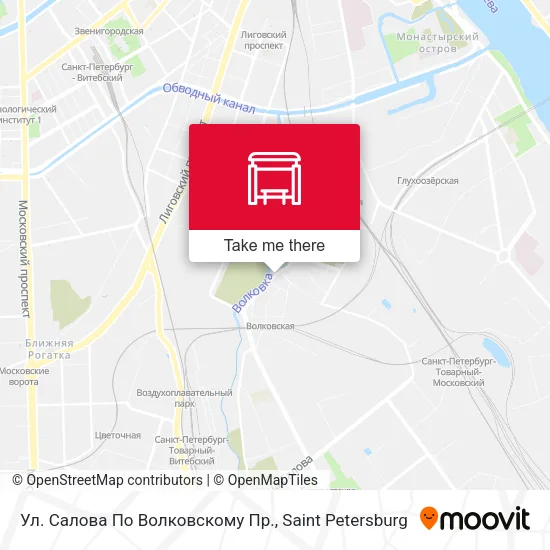 Ул. Салова По Волковскому Пр. map