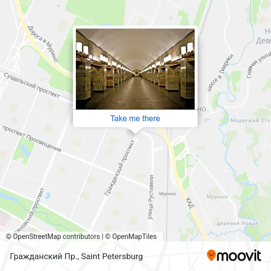 Гражданский Пр. map