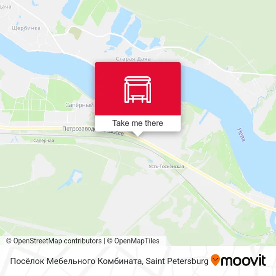 Посёлок Мебельного Комбината map