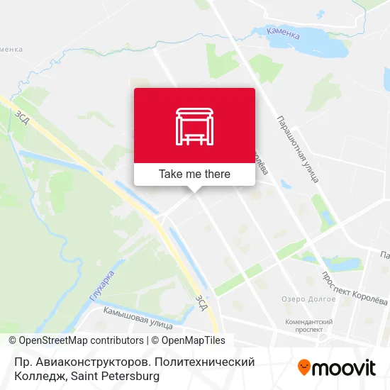 Пр. Авиаконструкторов. Политехнический Колледж map