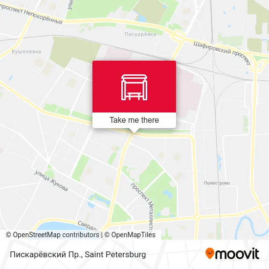 Пискарёвский Пр. map