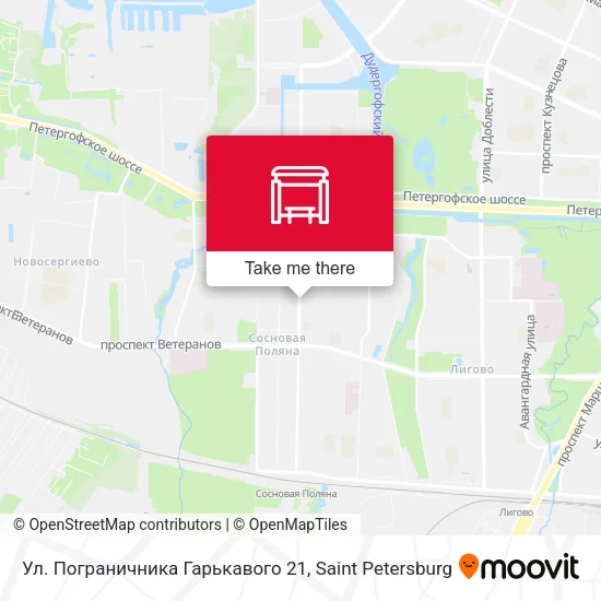 Ул. Пограничника Гарькавого 21 map