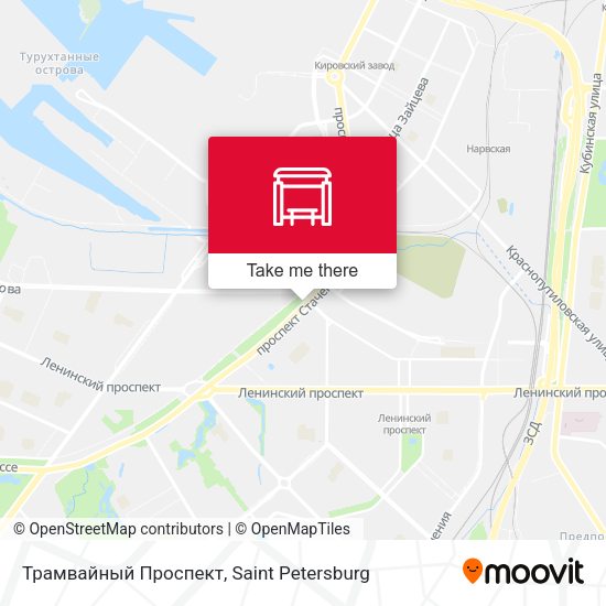 Трамвайный Проспект map