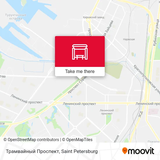 Трамвайный Проспект map