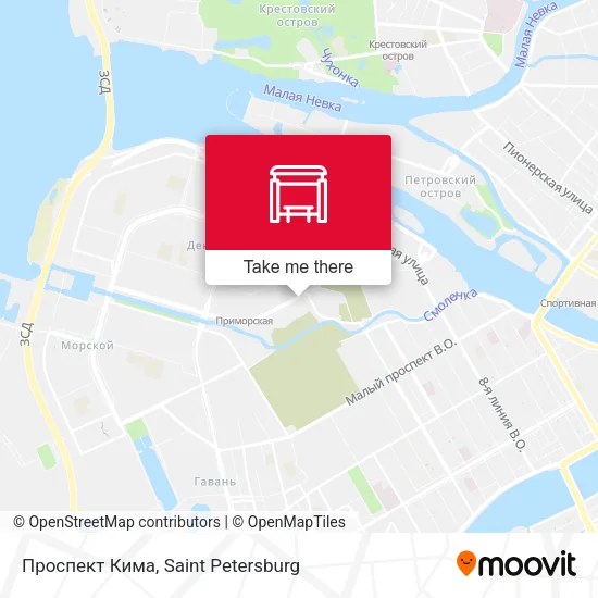 Проспект Кима map
