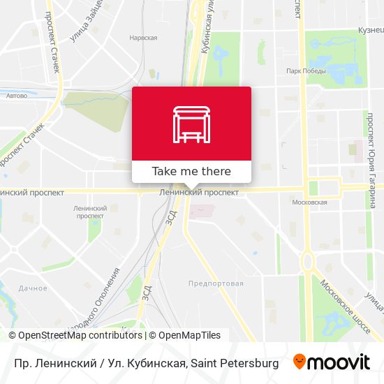 Пр. Ленинский / Ул. Кубинская map