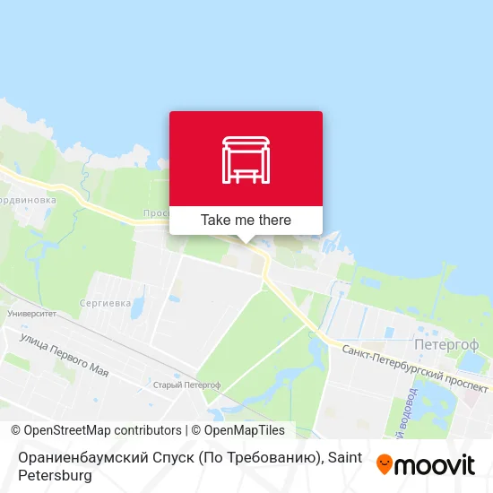 Ораниенбаумский Спуск (По Требованию) map