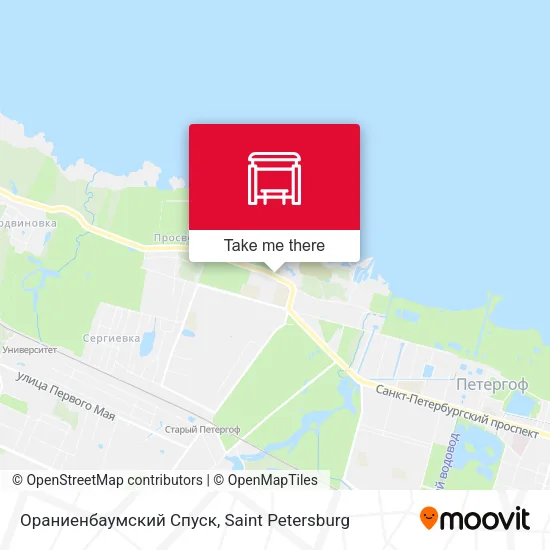 Ораниенбаумский Спуск map