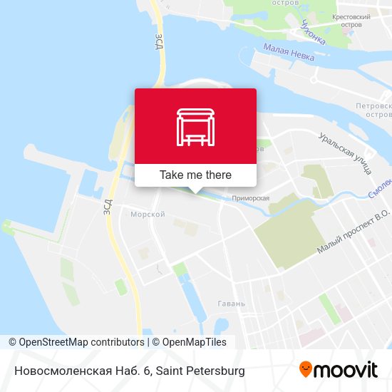 Новосмоленская Наб. 6 map