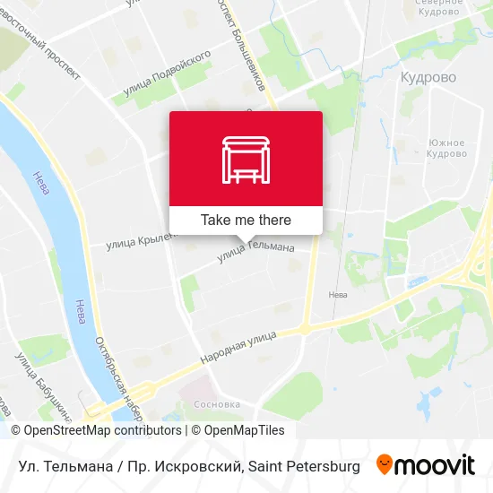 Ул. Тельмана / Пр. Искровский map