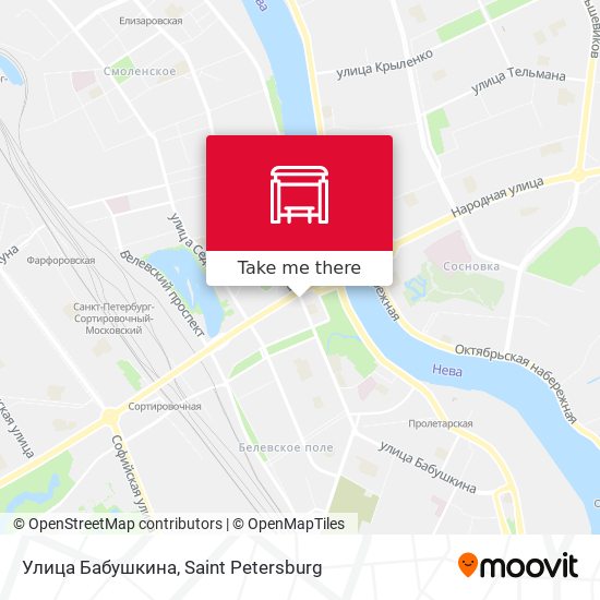 Улица Бабушкина map
