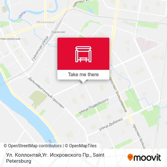 Ул. Коллонтай,Уг. Искровского Пр. map