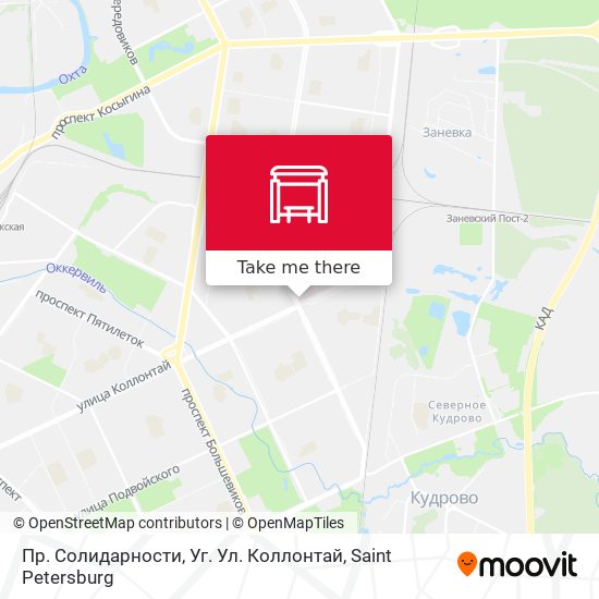 Пр. Солидарности, Уг. Ул. Коллонтай map