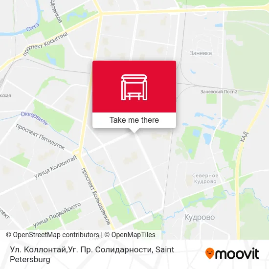 Ул. Коллонтай,Уг. Пр. Солидарности map