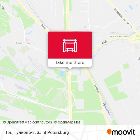 Трц Пулково-3 map