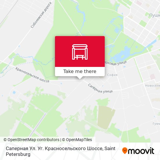 Саперная Ул. Уг. Красносельского Шоссе map