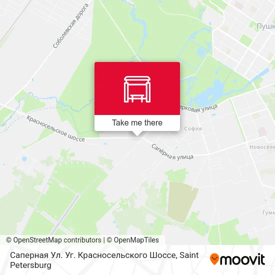 Саперная Ул. Уг. Красносельского Шоссе map