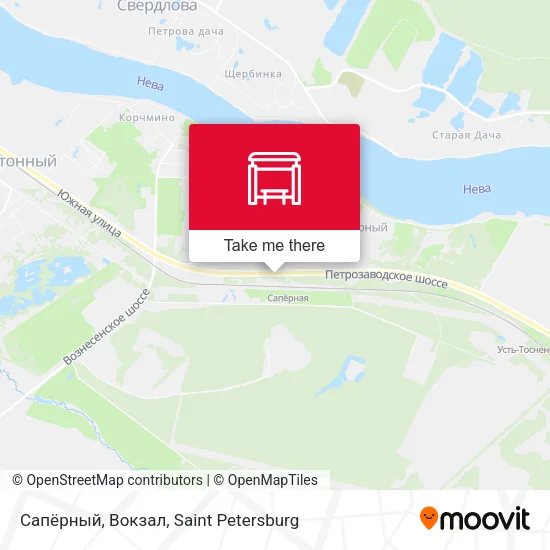 Сапёрный, Вокзал map