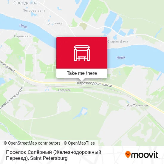 Посёлок Сапёрный (Железнодорожный Переезд) map