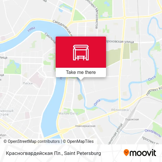 Красногвардейская Пл. map