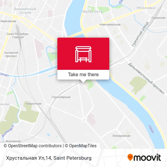 Хрустальная Ул,14 map
