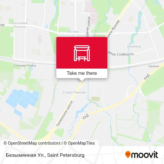 Безымянная Ул. map