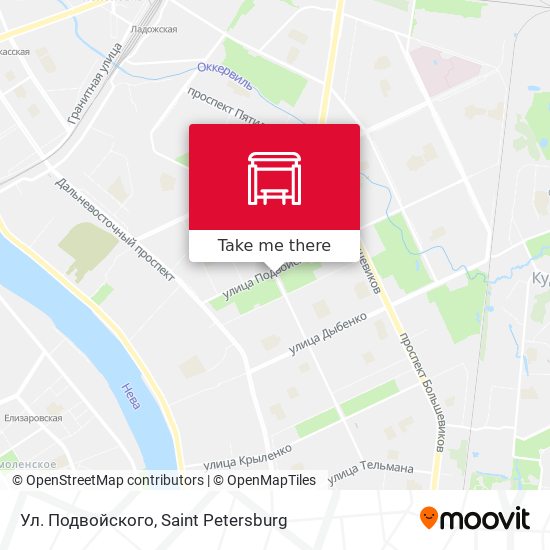 Ул. Подвойского map