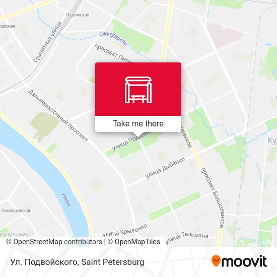 Ул. Подвойского map