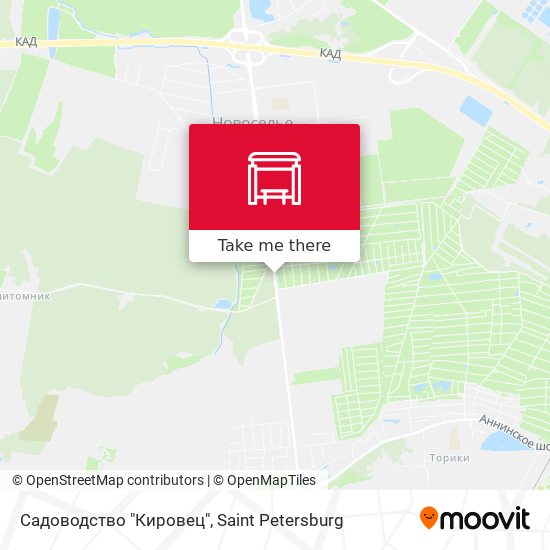 Садоводство "Кировец" map