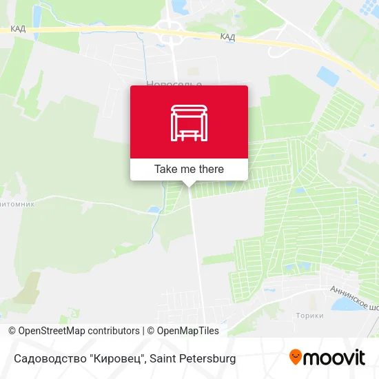 Садоводство "Кировец" map