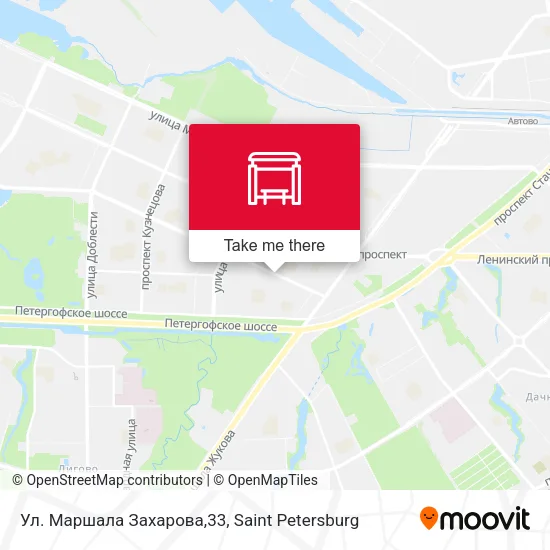 Ул. Маршала Захарова,33 map