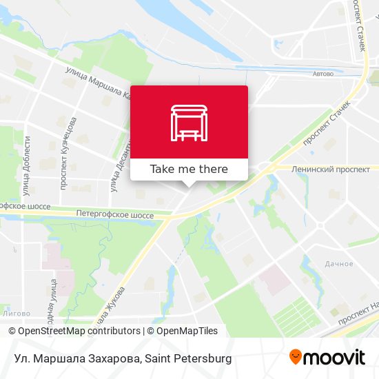 Ул. Маршала Захарова map