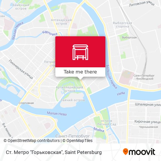 Ст. Метро "Горьковская" map