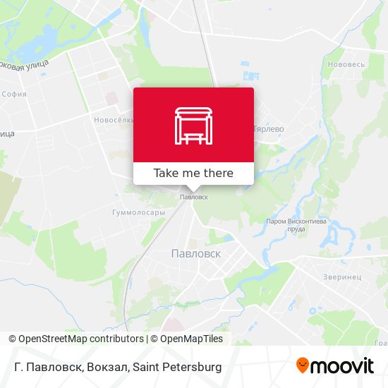 Г. Павловск, Вокзал map