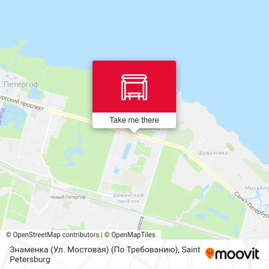 Знаменка (Ул. Мостовая) (По Требованию) map