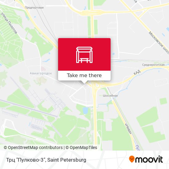 Трц "Пулково-3" map