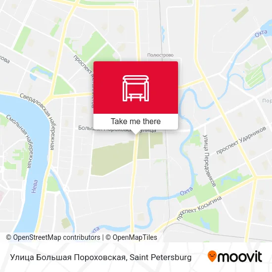 Улица Большая Пороховская map