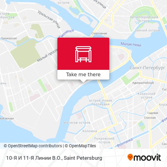 10-Я И 11-Я Линии В.О. map