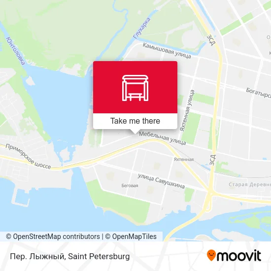 Пер. Лыжный map