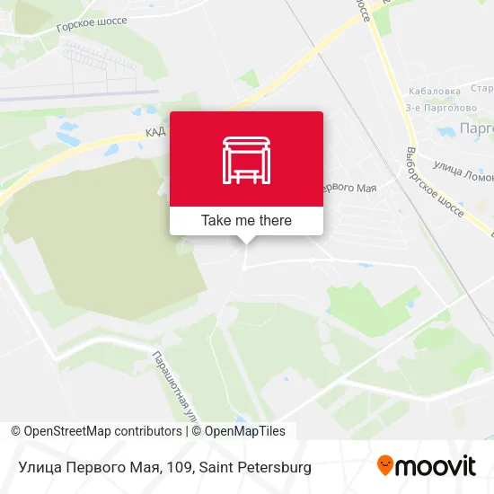Улица Первого Мая, 109 map