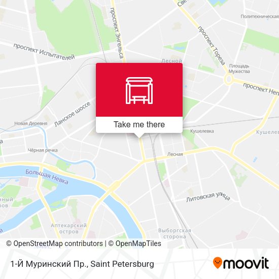 1-Й Муринский Пр. map