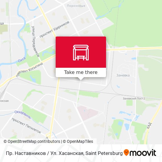 Пр. Наставников / Ул. Хасанская map