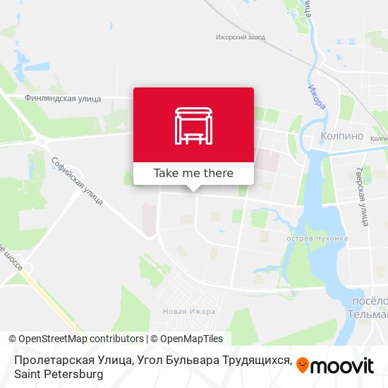 Пролетарская Улица, Угол Бульвара Трудящихся map