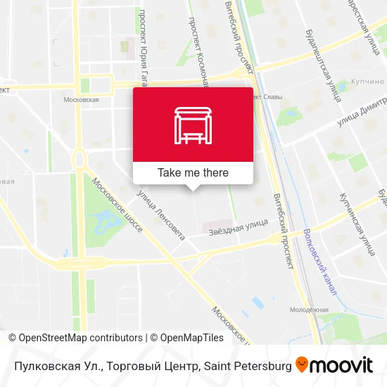 Пулковская Ул., Торговый Центр map